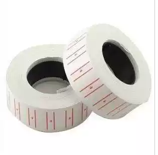 Single row white price paper 5500 price paper sticker label paper marking paper