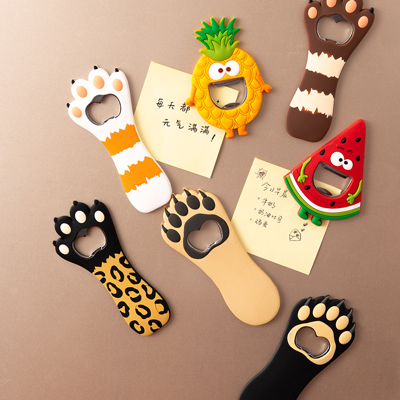 onlycook creative beer bottle opener wine opener home bottle screwdriver bottle starter bottle opener magnetic refrigerator sticker