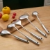 Onlycook bếp inox đặt xẻng muỗng đầy đủ dụng cụ nấu nồi nồi xẻng rò rỉ muỗng xẻng một mảnh