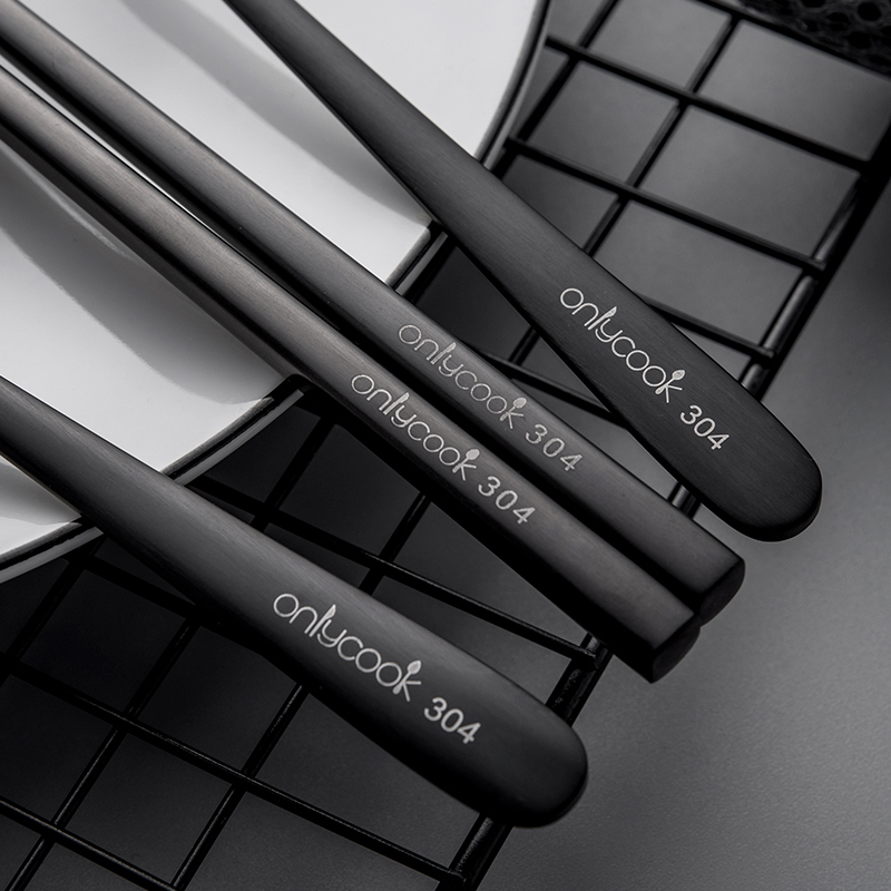 Onlycook portable tableware three - piece 304 stainless steel chopsticks chopsticks spoons fork spoon set tableware box of students