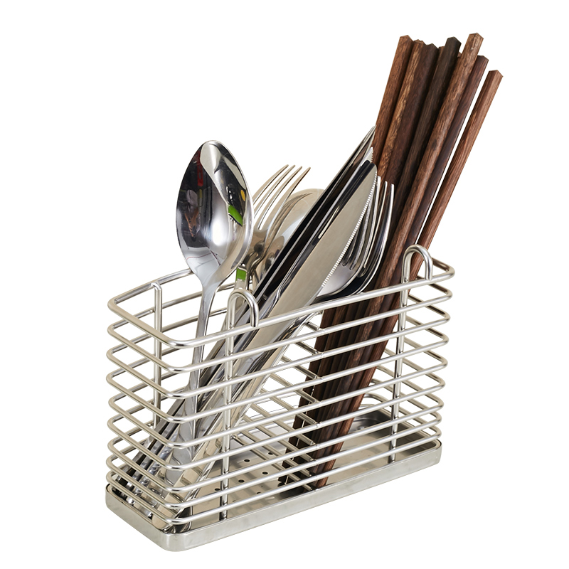 Onlycook hanging type 304 stainless steel chopsticks chopsticks box hanging drum drop tableware receive aircraft chopsticks