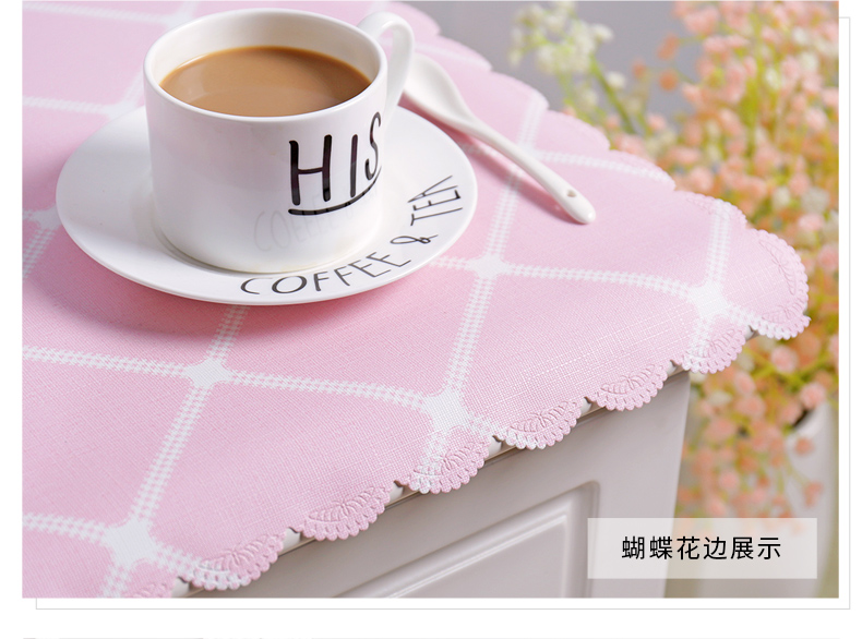 tivi lg 43 inch Màu đơn giản hiện đại đầu giường bìa vải không thấm nước và chống bụi tủ TV khăn trải bàn PVC khăn trải bàn hình chữ nhật - TV tivi sony 43 inch
