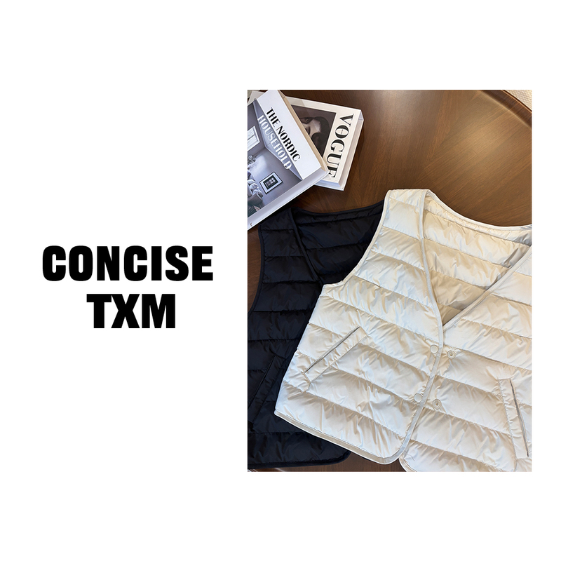 [Tang Xiaomu] Goose down Vest Upgraded Version Yr26183