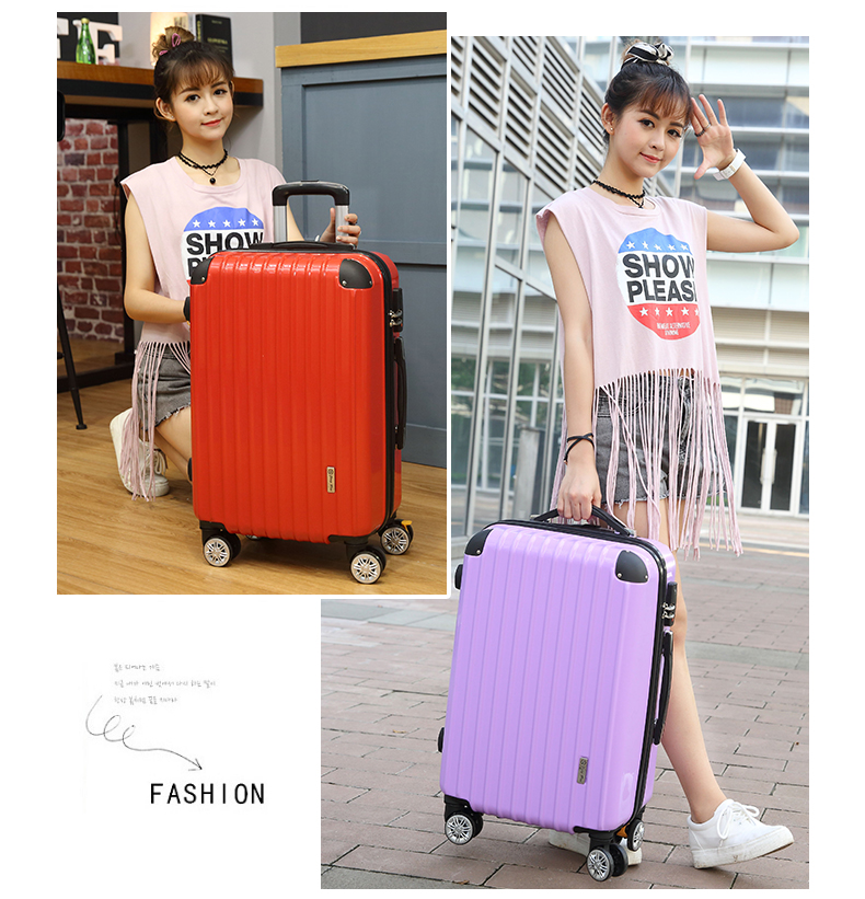 Vali nữ vali 24 xe đẩy hành lý trường hợp nam 20 triều 28 inch mật khẩu hộp bánh xe phổ thông phiên bản Hàn Quốc của sinh viên đại học vali kéo