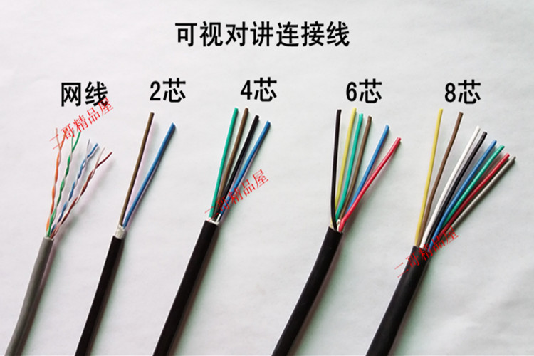 Building Interradio Line Connection Line Visual Door Radio Line Extended Line Signal Line Monitoring Power Cable Waterproof Transmission Cable