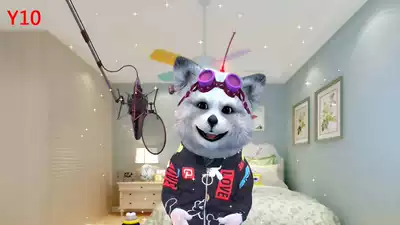 YY小熊衣服定制动态背景人物正版facerig二次元直播软件安装调试
