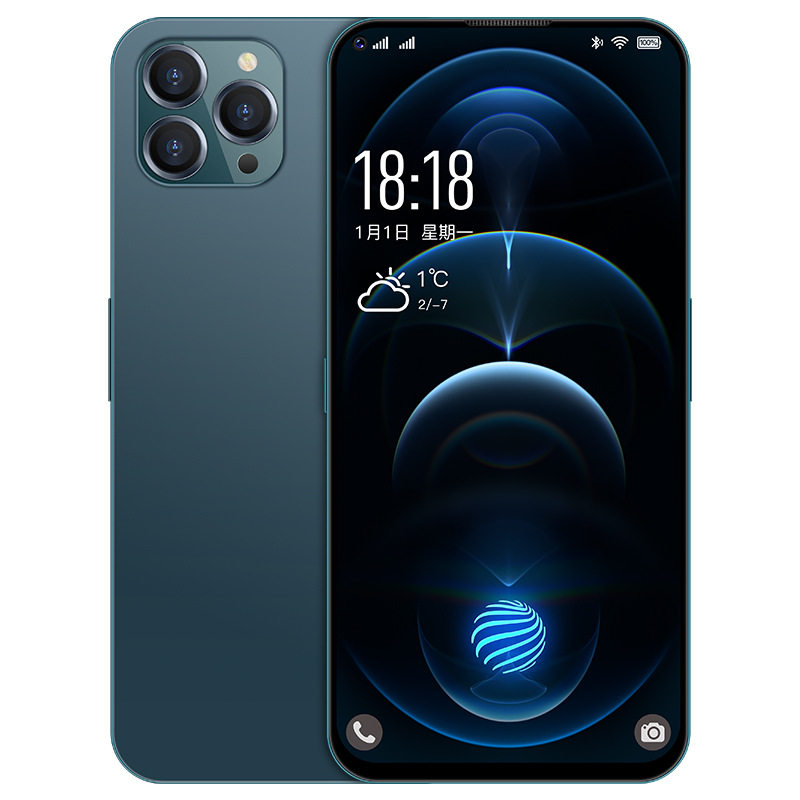 i13pro's new full Netcom 5G large screen smartphone ultra-thin fingerprint student game 100 yuan cheap full screen