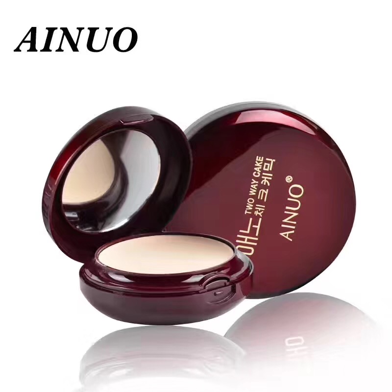 Aino Powder AInuo Microcrystal Mapping Double Layer 8842 Dry Pie Two Layers Dry and Humid Powder