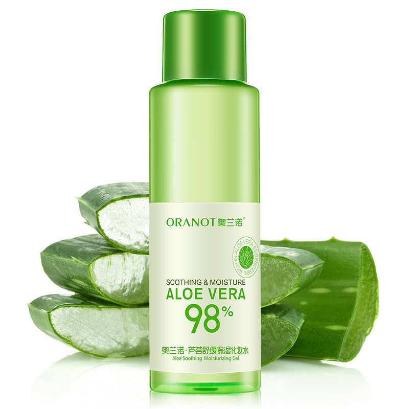 Aloe Vera Makeup water tonic moisturizing nourishing and soothing and soothing control oil clear and shrink pores for men and women with refreshing skin 