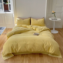 Ten rivers of spring breeze 2023 new knit devellot cashmere double - sided grinding four pieces