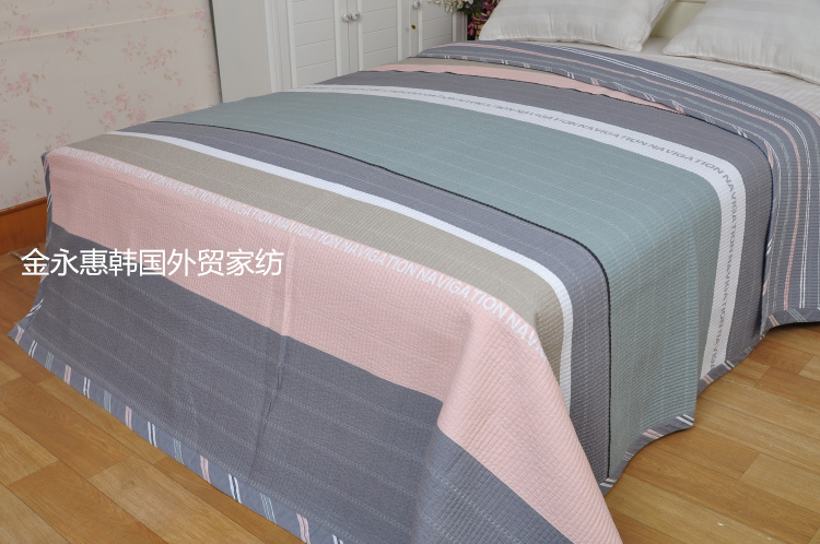 Hàn Quốc twill bông chần rửa giường bao gồm nệm Hàn Quốc tấm ga trải giường 200 * 230 có thể được bảo hiểm với cung cấp đặc biệt rộng bên