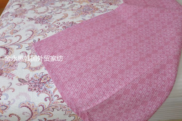 Hàn Quốc twill bông chần rửa giường bao gồm nệm Hàn Quốc tấm ga trải giường 200 * 230 có thể được bảo hiểm với cung cấp đặc biệt rộng bên