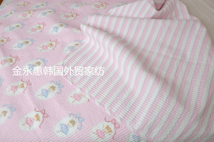 Khuyến mãi Hàn Quốc Twill Cotton Chần Bí Mật Road Rửa Mat Sheets Giường Cover Nệm Điều Hòa Không Khí Bộ Đồ Giường