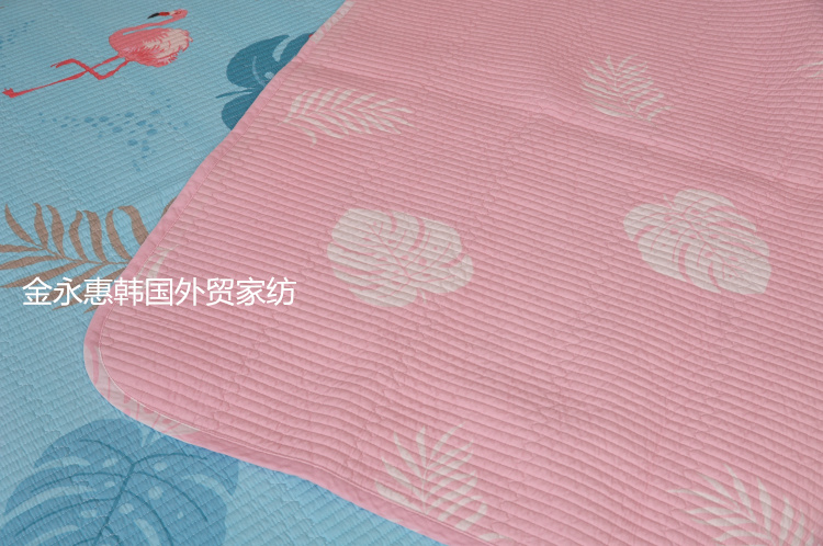 Khuyến mãi Hàn Quốc Twill Cotton Chần Bí Mật Road Rửa Mat Sheets Giường Cover Nệm Điều Hòa Không Khí Bộ Đồ Giường