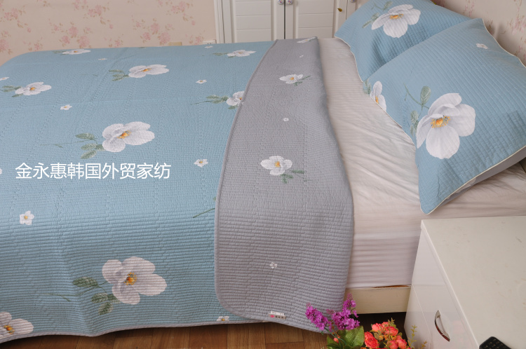 Khuyến mãi Hàn Quốc Twill Cotton Chần Bí Mật Road Rửa Mat Sheets Giường Cover Nệm Điều Hòa Không Khí Bộ Đồ Giường