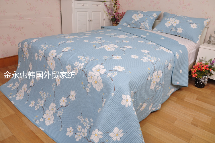 Khuyến mãi Hàn Quốc Twill Cotton Chần Bí Mật Road Rửa Mat Sheets Giường Cover Nệm Điều Hòa Không Khí Bộ Đồ Giường