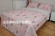 Twill bông phong cách Hàn Quốc mới bí mật rửa qua chăn bông trải giường ga trải giường mùa hè mát mẻ bộ đồ giường ba mảnh ga giường màu xám