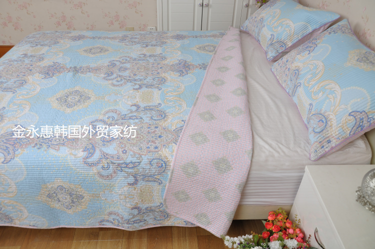 Khuyến mãi Hàn Quốc Twill Cotton Chần Bí Mật Road Rửa Mat Sheets Giường Cover Nệm Điều Hòa Không Khí Bộ Đồ Giường