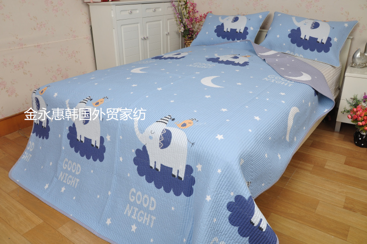 Khuyến mãi Hàn Quốc Twill Cotton Chần Bí Mật Road Rửa Mat Sheets Giường Cover Nệm Điều Hòa Không Khí Bộ Đồ Giường