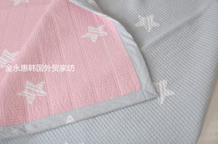 Hàn Quốc twill bông chần rửa giường bao gồm nệm Hàn Quốc tấm ga trải giường 200 * 230 có thể được bảo hiểm với cung cấp đặc biệt rộng bên