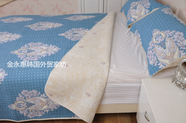 Khuyến mãi Hàn Quốc Twill Cotton Chần Bí Mật Road Rửa Mat Sheets Giường Cover Nệm Điều Hòa Không Khí Bộ Đồ Giường