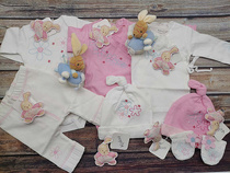 Losing clearance French K home baby climbing clothes pants hat scratch gloves