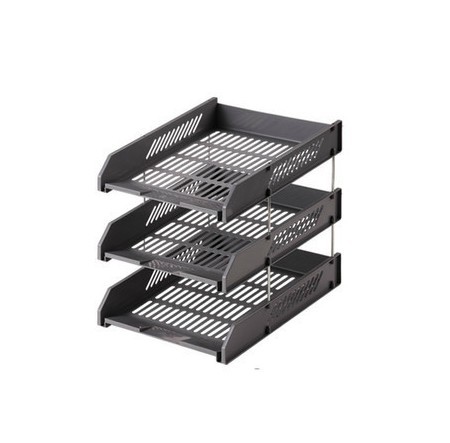 Yuansheng US-10431 iron column three-layer file tray File frame File frame data column seat