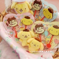 Специальное предложение, Япония Fujia Two Rods, Sanrio Milk Girl & Puding Dog Shocket Lollipop