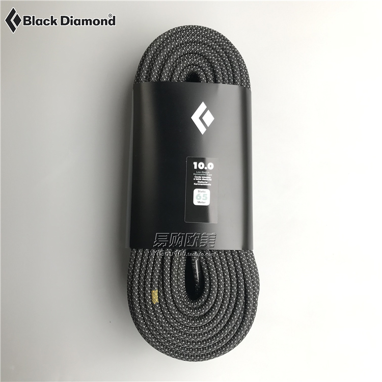 Imported US Black Diamond BD climbing climbing mountain static rope 10mm*65 200m master rope 323110