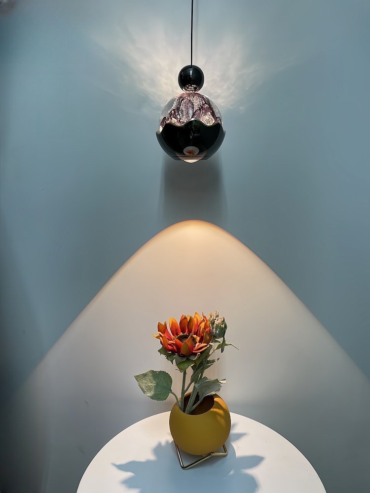 Bedroom Bedside Small Pendant Light, Adjustable Height, High-End Luxury, Italian Minimalist Style, Background Tv Wall, Foyer Pendant Light