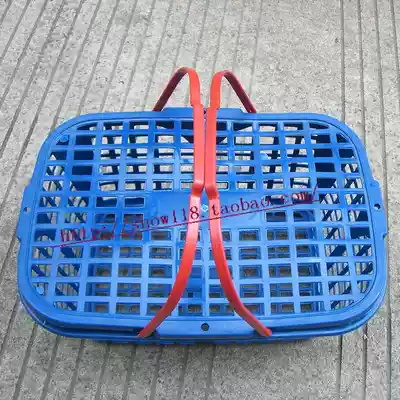 Factory special strawberry basket bayberry basket grape basket 8 kg blue plastic portable fruit basket picking basket with lid