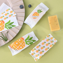 Hipster pineapple cake bag box machine seal bag baking gift gift box bag bottom holder 100
