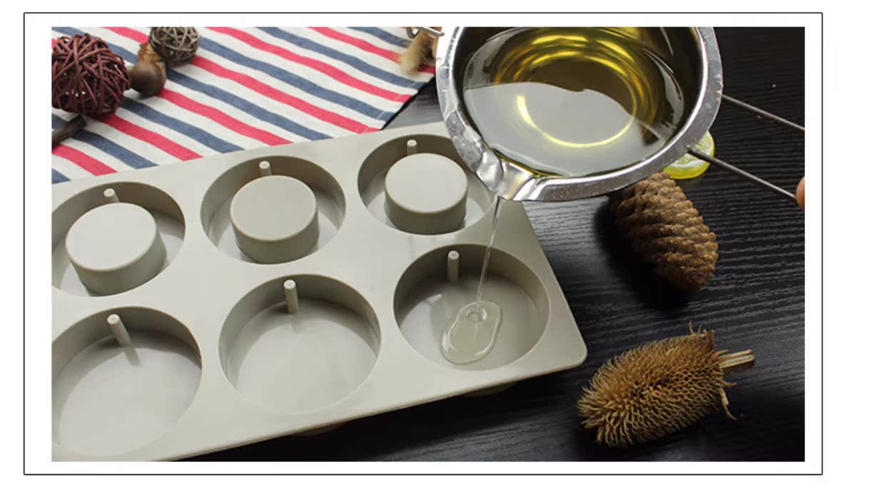 Baking DIY Chocolate Silicone Khuôn Hương liệu Thạch cao Sáp Handmade Handmade Xà phòng Khuôn giọt nước Hình chữ nhật khuôn bánh kẹp