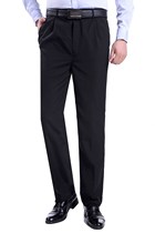 Autumn mens trousers loose middle-aged summer thin straight business formal clothes to work non-iron suit suit suit pants