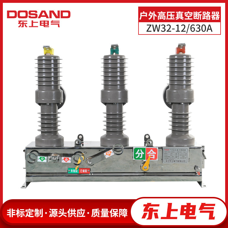 Dongshang ZW32-12 630A high-voltage vacuum circuit breaker manual with isolation outdoor column switch 10KV