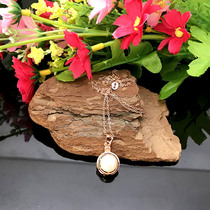 Pearl pendant to send girlfriend Valentines Day gift s925 silver gold-plated necklace choker insurance will sell gift