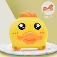 Желтая утка, камера, водный пистолет, ремешок