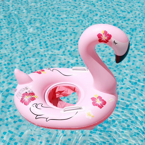 Плавательный круг для девочек, фламинго, 0-1-2-3-4 лет