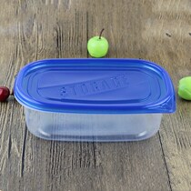 1000ML rectangular lunch box Disposable real shot packaging box Plastic box packing box transparent oval food box