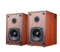 4 inch 2-way HIFI bookshelf speaker passive speaker sound quality desktop speaker Wooden audio wall-mounted wall
