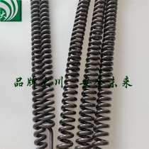 4-core bright matte spring wire outer diameter 7 5MM PU spring cable 4-core 1 square stretch 3 meters