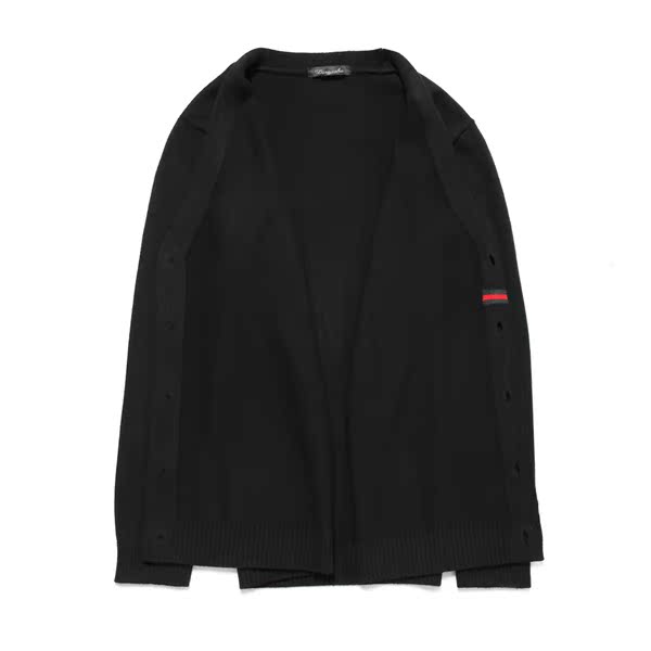 Áo len cho nam Áo len nam Áo len cardigan Áo len mùa thu và mùa đông có cổ chữ V áo khoác lông cừu nam