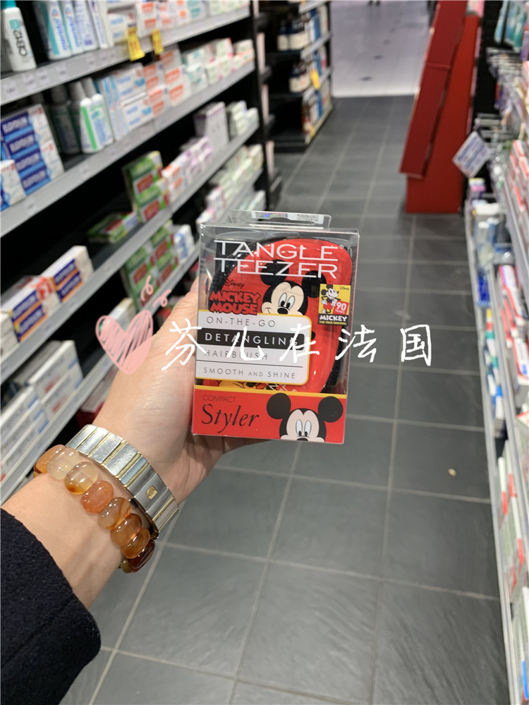 French Tangle teezer British Princess portable baby comb anti-knot anti-hair dry