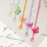 Clove Прозрачная медицинская маска, акриловые солнцезащитные очки, милая цепь