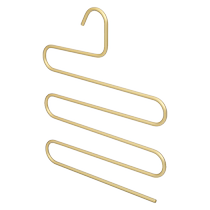 Pants Rack Pants Hanger Pants Clips Aluminum Alloy Multilayer Wardrobe Pants Hanging no marks Contained God Instrumental Scarf Hanging Trousers Racks