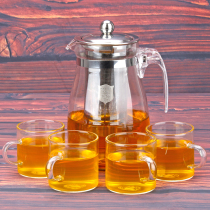 304 stainless steel liner Elegant cup tea maker Explosion-proof heat-resistant glass tea maker Teapot Kung Fu tea set