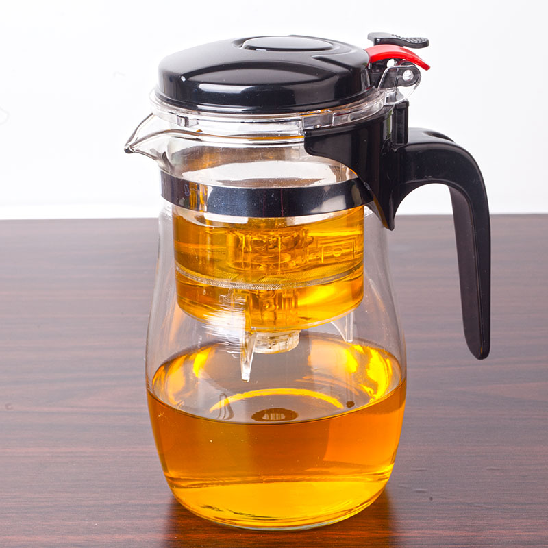 Heat-resistant teapot Tea set Glass elegant cup Tea pot Tea cup filter pot Tea pot Exquisite