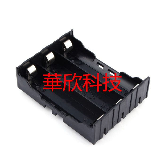 3 section 18650 parallel battery seat and series of general battery box with needle three 18650 battery box