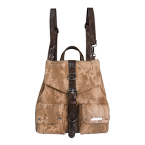 Kuanghua 2024 Autumn New Retro Workwear Large Capacity Backpack Commuting Backpack College Student Bag Wasteland Style