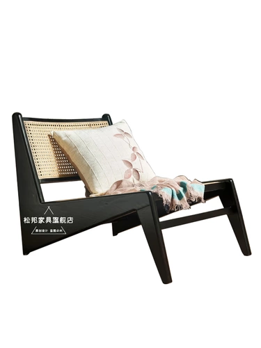 Северная северная виноградная лоза -отдельный стул для одиночного дивана творческий случайный японский татами ленивый стул с твердым деревом с твердым деревом